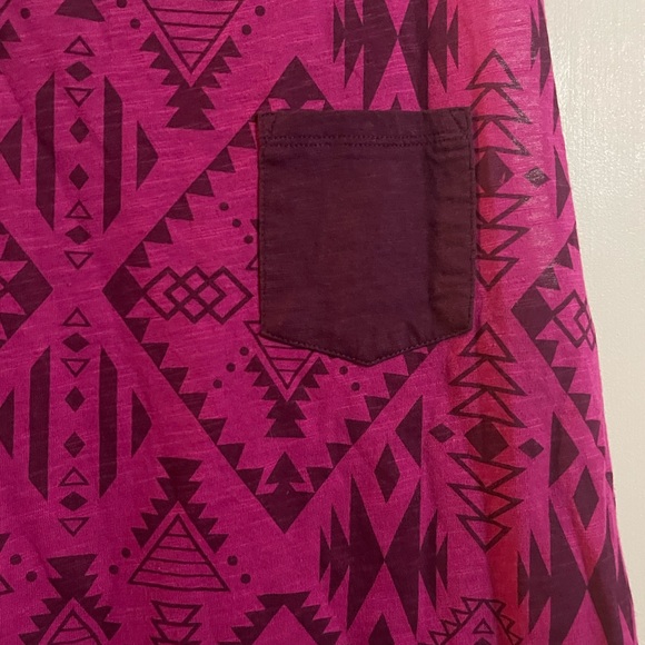 Pink Brand Aztec print tank.  Size small. Good condition - Picture 2 of 4